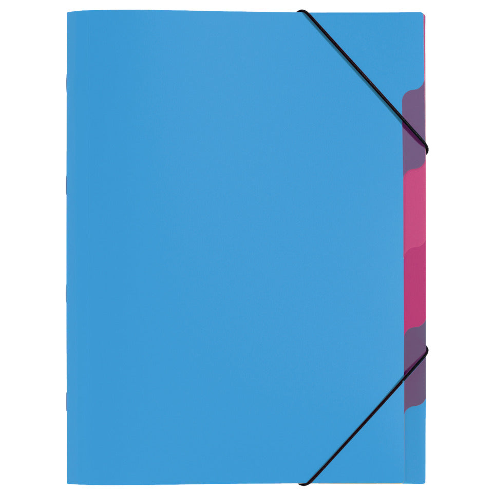 Ordnungsmappe Funky School, 6-teilig, PP, hellblau PAGNA 41803-13 PAGNA 41803-13 PP Funky School