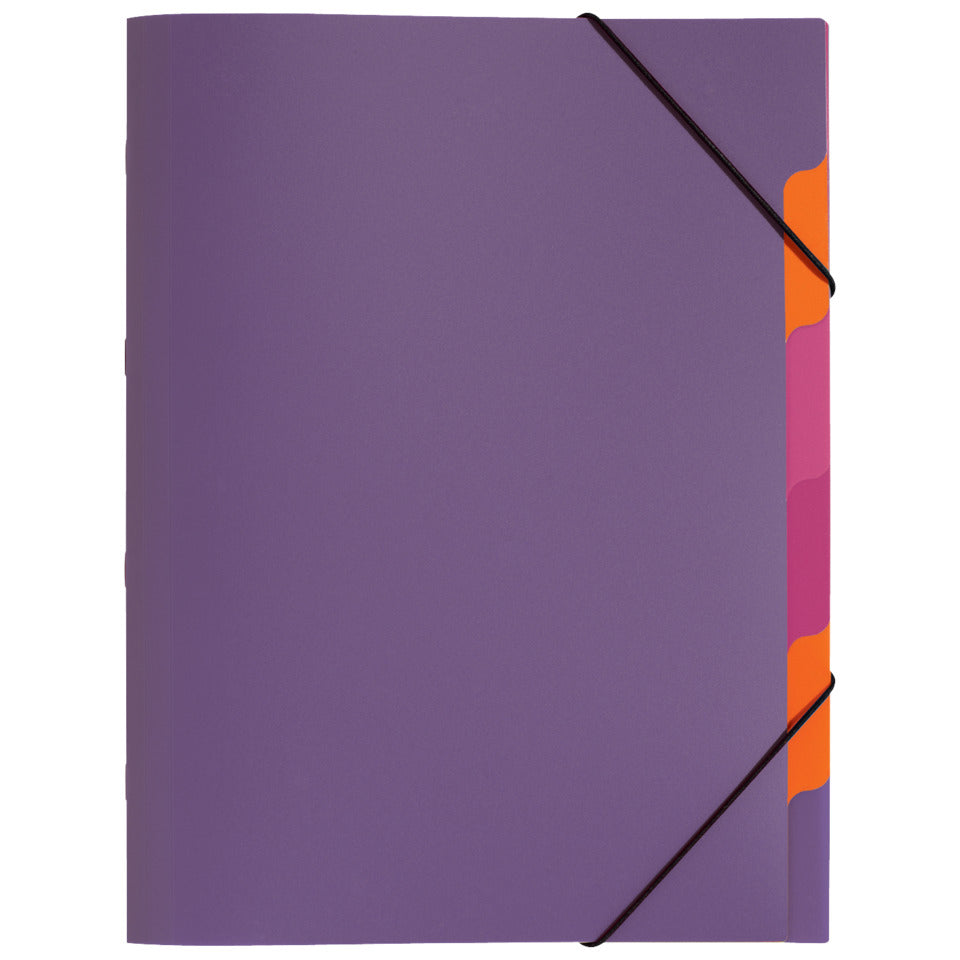 Ordnungsmappe Funky School, 6-teilig, PP, lila PAGNA 41803-12 PAGNA 41803-12 PP Funky School