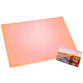 Schreibunterlage Durella Transluzent, 40x53 cm, transparent orange LÄUFER 32626 LÄUFER 32626 Durella 40x53cm