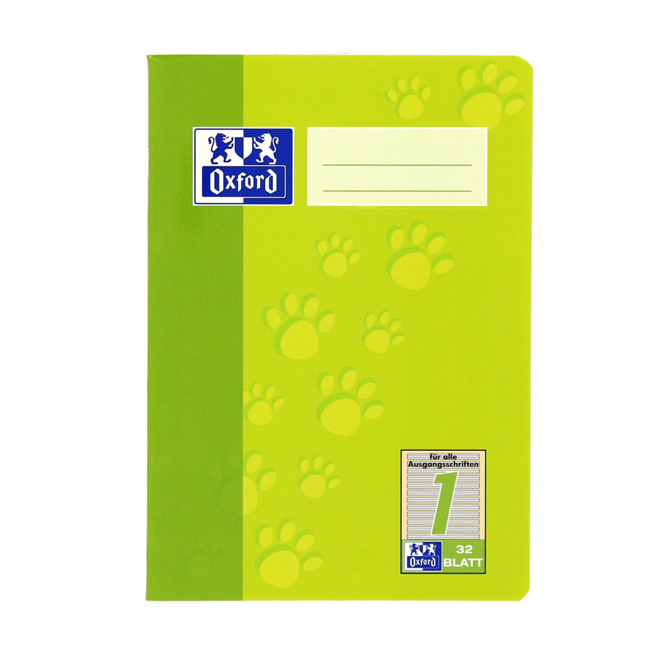 Heft 1.Schuljahr, A5, 90g/m², 32 Blatt, Lin.1, liniert OXFORD 100050375