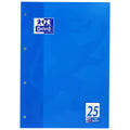 Schulblock, A4, 90g/m², 50 Blatt, Lin.25, liniert mit Rand/rechts OXFORD 100050350 OXFORD 100050350  90g