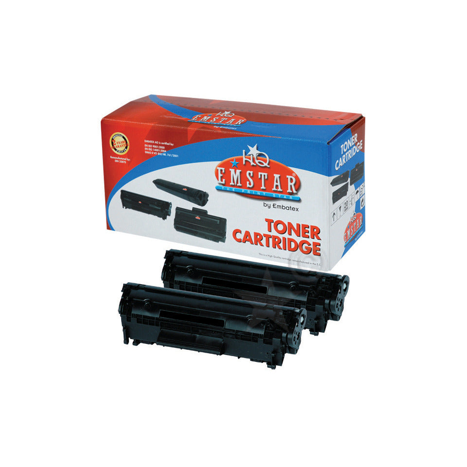 Lasertoner Q2612A, 2 Stück, schwarz EMSTAR H620 EMSTAR H620 Q2612A