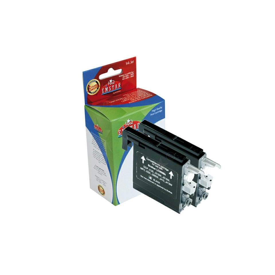 Inkjetpatrone Doppelp. schwarz   LC-985BK EMSTAR B59 EMSTAR B59 LC-985BK