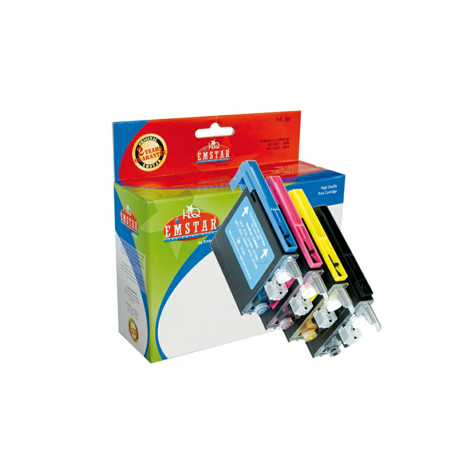Inkjetpatrone Multipack 4-farbig   LC-985BK EMSTAR B60 EMSTAR B60 LC-985BK