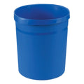Papierkorb GRIP, 18 Liter, mit 2 Griffmulden, extra stabil, rund, blau HAN 18190-14D