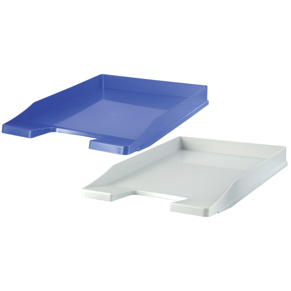 Briefablage JUNIOR, DIN A4/C4, flach, stabil, stapelbar, blau HAN 1025-14D