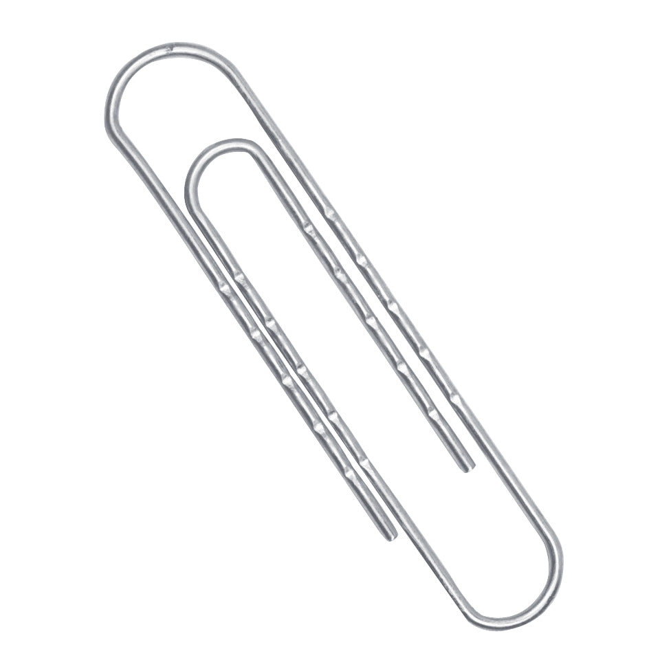 Büroklammer, 77mm, 100 Stück, gewellt Q-CONNECT KF27004 Q-CONNECT KF27004/262 verzinkt