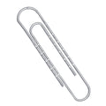 Büroklammer, 77mm, 100 Stück, gewellt Q-CONNECT KF27004 Q-CONNECT KF27004/262 verzinkt