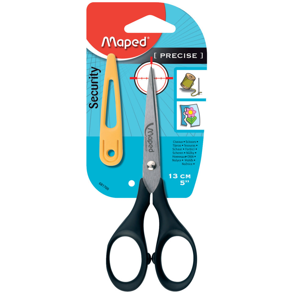 Schere Precise, 13cm, spitz, sortiert MAPED M681700 MAPED 681700 spitz  13 cm