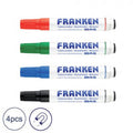 KombiMarker MagWrite® - 1 - 3 mm, Rundspitze, 4 Farben sortiert