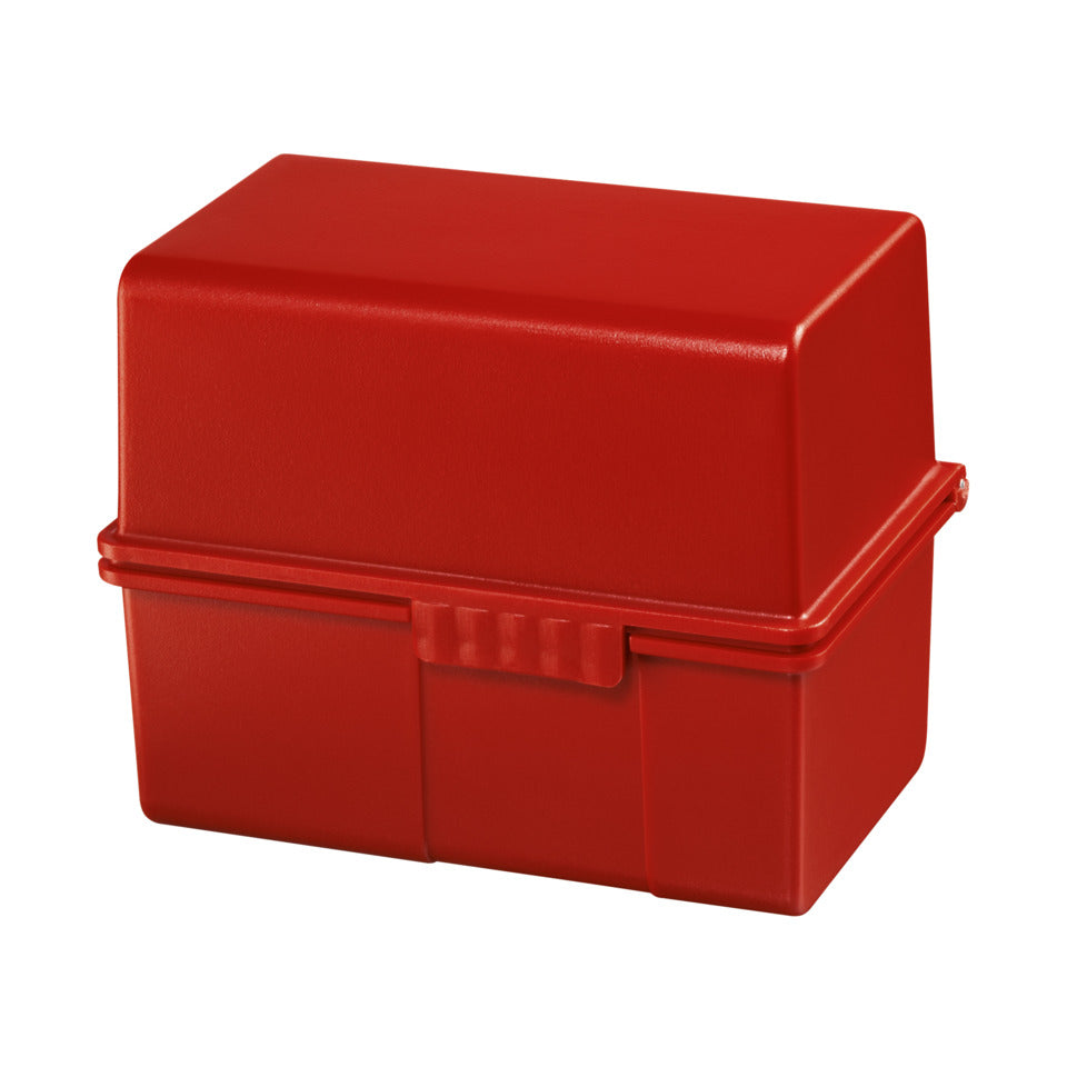 Karteibox DIN A8 quer, mit A-Z Register und 100 Karten, rot HAN 978-17D HAN 978-17 Kt+Reg,