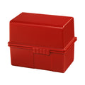 Karteibox DIN A8 quer, mit A-Z Register und 100 Karten, rot HAN 978-17D HAN 978-17 Kt+Reg,