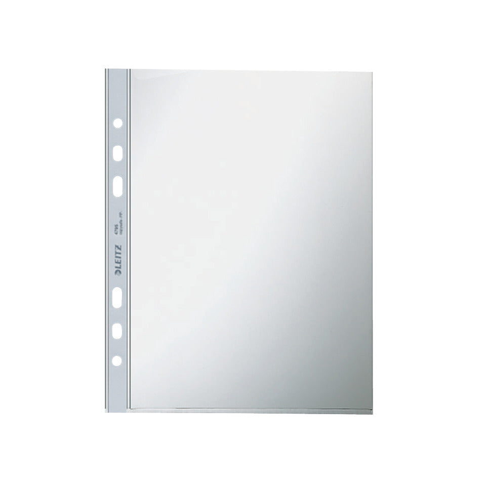 Prospekthülle Standard, A5, PP, genarbt, dokumentenecht, 100 Stück, farblos LEITZ 4795-00-00 LEITZ 4795-00-00 100ST 0,08mm