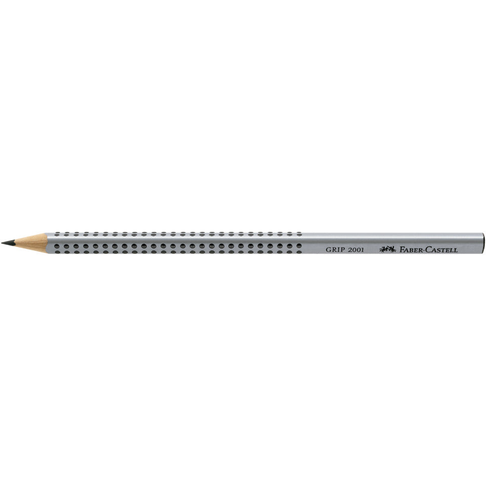 Bleistift Grip 2001, HB, silber FABER CASTELL 117000