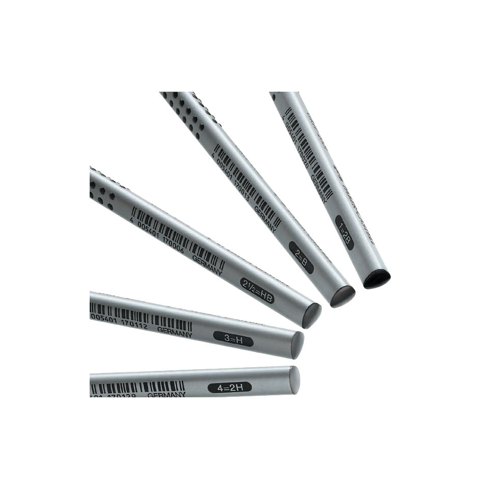 Bleistift Grip 2001, HB, silber FABER CASTELL 117000