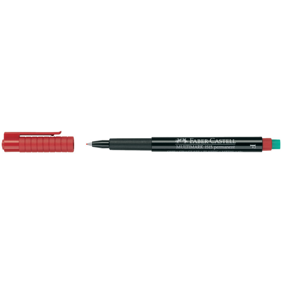 Overheadstift OHP-PLUS rot   F permanent FABER CASTELL 151321 FABER CASTELL 151321 F Perma
