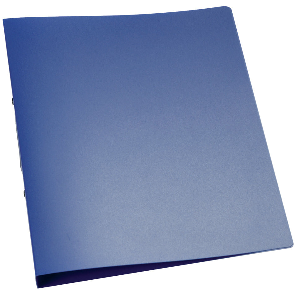 Schulordner, A4, 2-Ring, 25mm, PP, transluzent blau Q-CONNECT KF02483 Q-CONNECT KF02483 2 Ring 25mm
