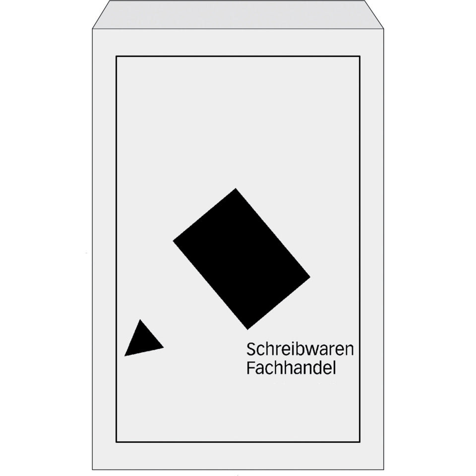Flachbeutel Papier SWZ, C4, 26x36cm  75292 26x36cm 75292