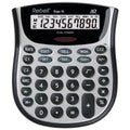 Tischrechner ERGO 10, Solar/Batterie, 10-stellig, schwarz/silber REBELL RE-ERGO 10 REBELL  Ergo 10 130x153x35mm