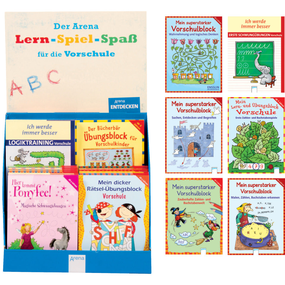 Beschäftigungsbuch Vorschule   24Exemplare ARENA 19818-7 ARENA 19818-7  24 Exemplare