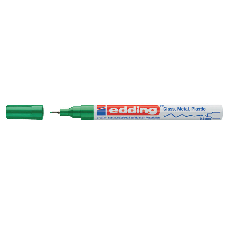 Glanzlackmarker 780, 0,8mm, Rundspitze, grün EDDING 780-9-004 EDDING 780-9-004 metallgef. Rundspitze