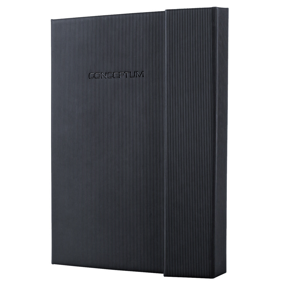 Notizbuch Conceptum, A5, Magnetverschluss, Hardcover, kariert, schwarz SIGEL CO161 SIGEL CO161 Conceptum Hardcov.