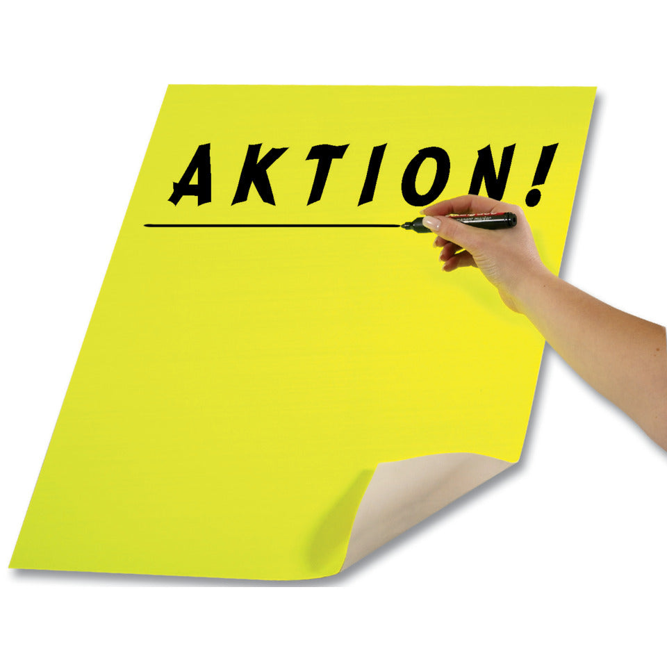 Plakatkarton, 48x68cm, 380g/m², leuchtgelb FOLIA 65911 FOLIA 65911 380g