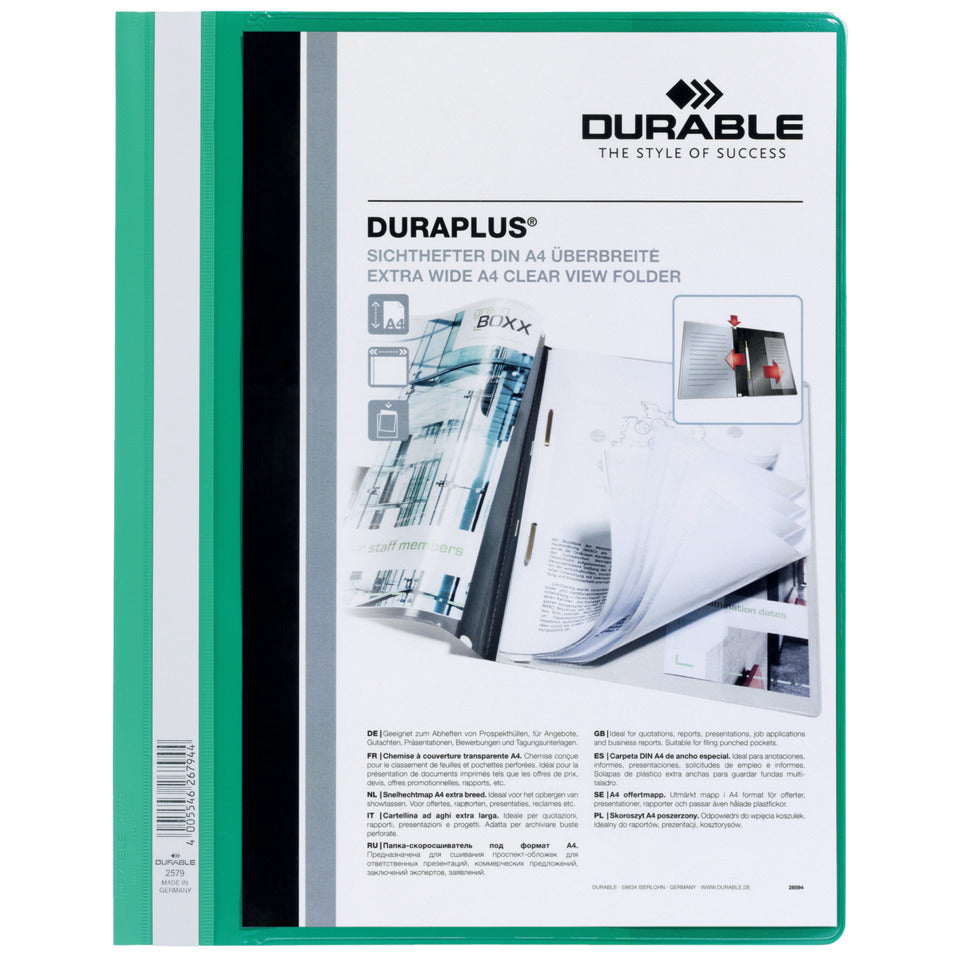 Angebotshefter Duraplus, A4, grün DURABLE 2579 05 DURABLE 2579 05 Plastik