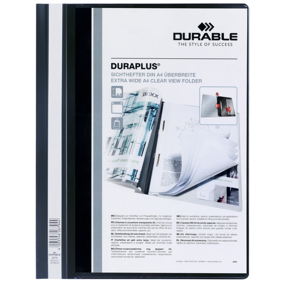 Angebotshefter Duraplus, A4, schwarz DURABLE 2579 01 DURABLE 2579 01 Plastik
