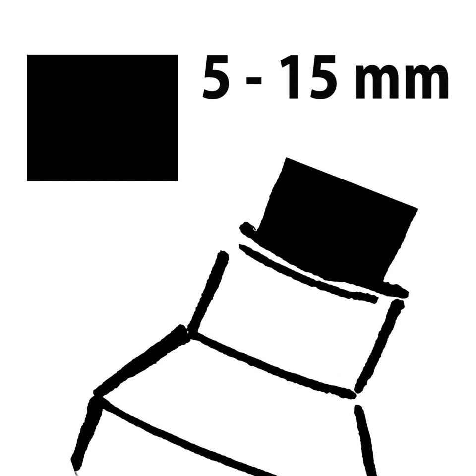 Kreidemarker 150, 5-15mm, Keilspitze, weiß SIGEL BA171 SIGEL BA171 Keilspitze 150