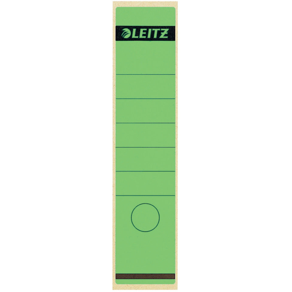 Ordnerrückenschild selbstklebend, 62 x 285 mm, breit/lang, 10 Stück, grün LEITZ 1640-00-55 LEITZ 16400055 SK  10St