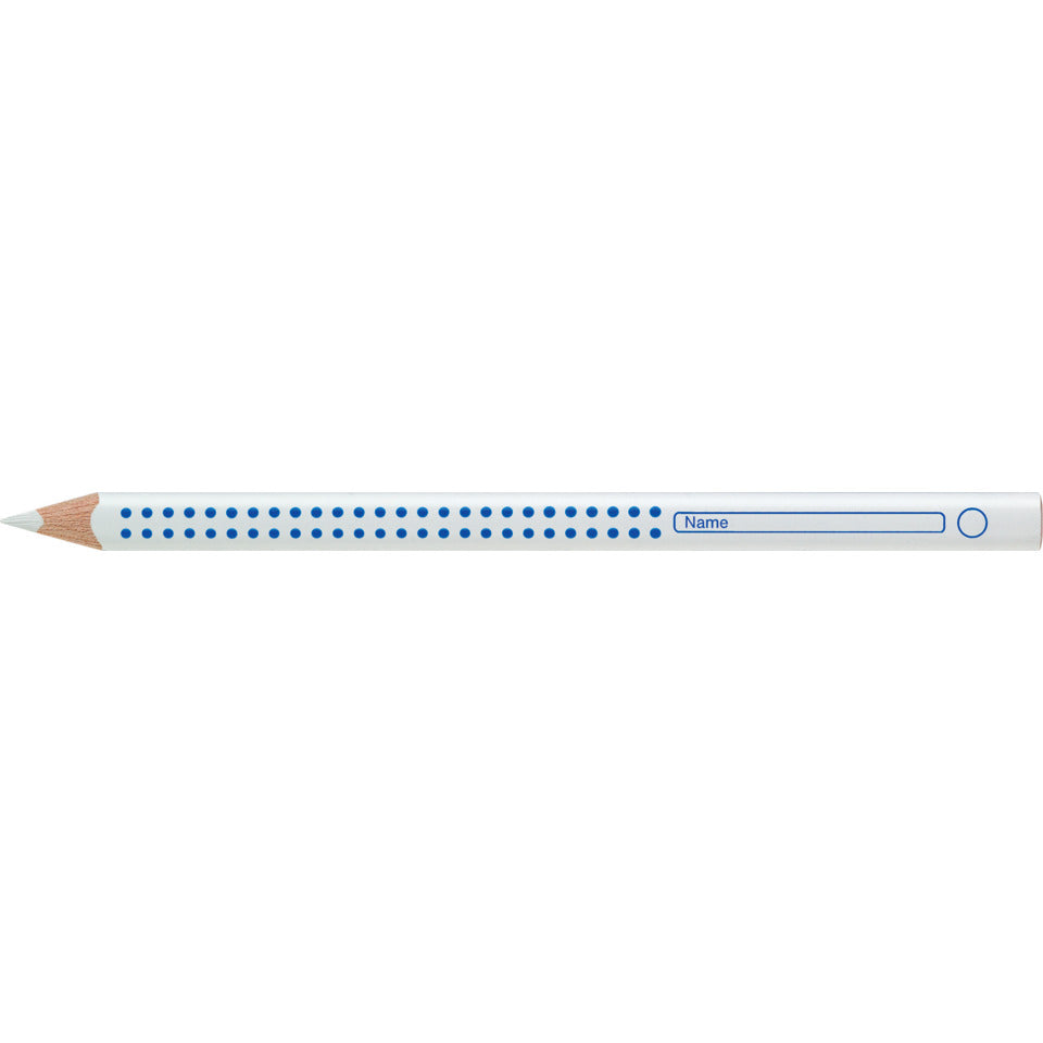 Farbstift Jumbo Grip Heft + Tafel, weiß FABER CASTELL 110801 FABER 110801 Jumbo Grip