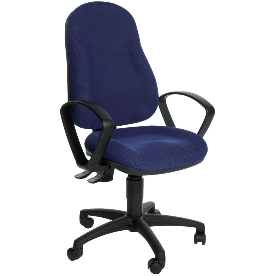 Bürodrehstuhl Wellpoint 10, blau   ohne Armlehnen TOPSTAR 8050 BD6 TOPSTAR 8050 BD6 ohne Armlehnen