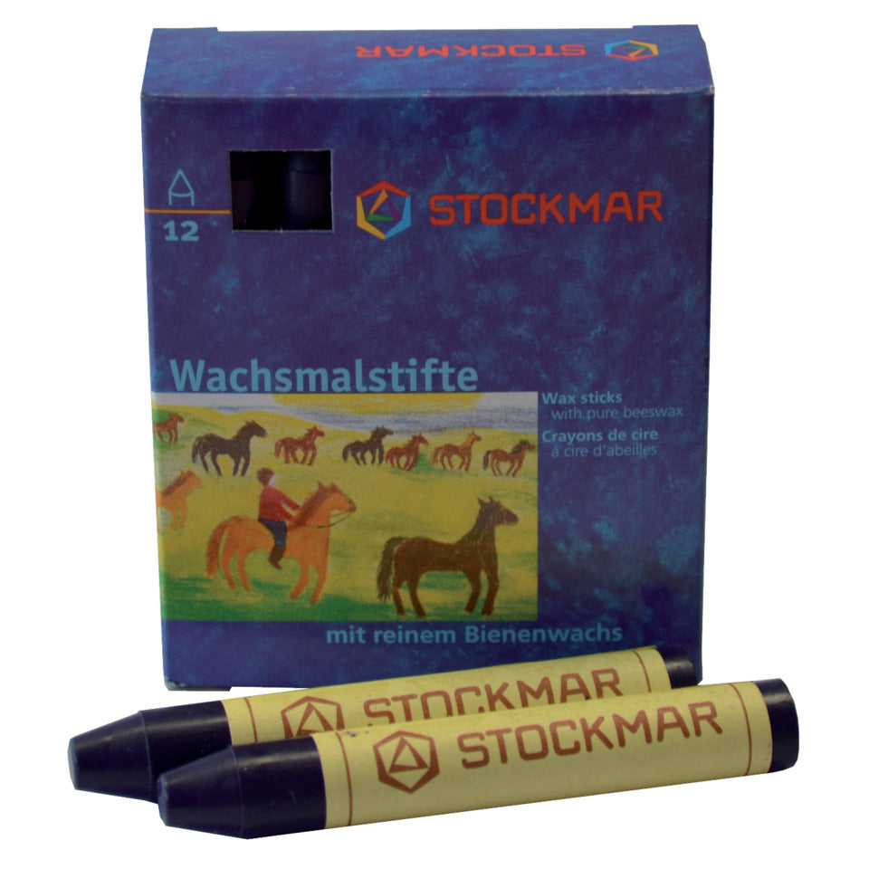 Wachsmalkreiden, 12 Stück, blauviolett STOCKMAR 330-11