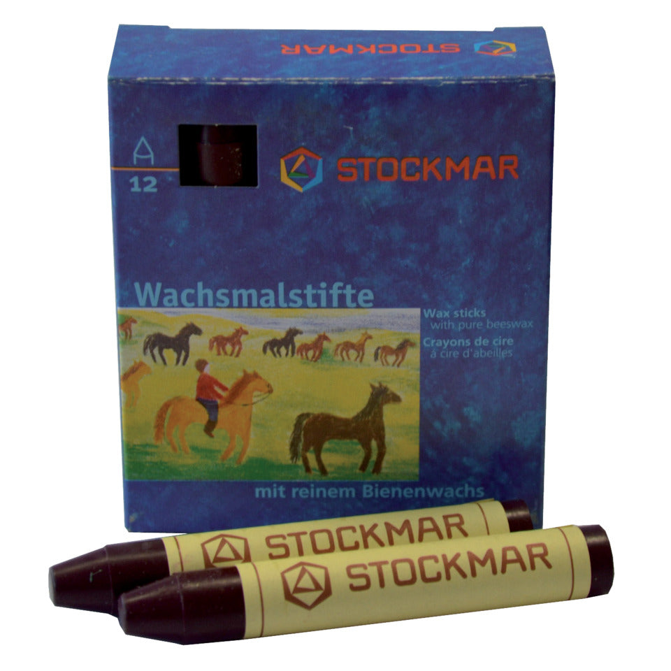 Wachsmalkreiden, 12 Stück, rotviolett STOCKMAR 330-12