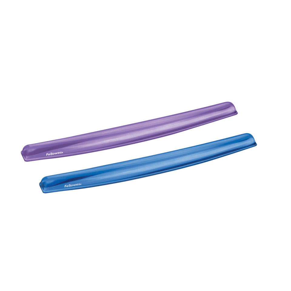 Tastatur-Handgelenkauflage Crystals Gel, Plastik, 480 x 26 x 57 mm, blau FELLOWES 9113709 FELLOWES FW9113709