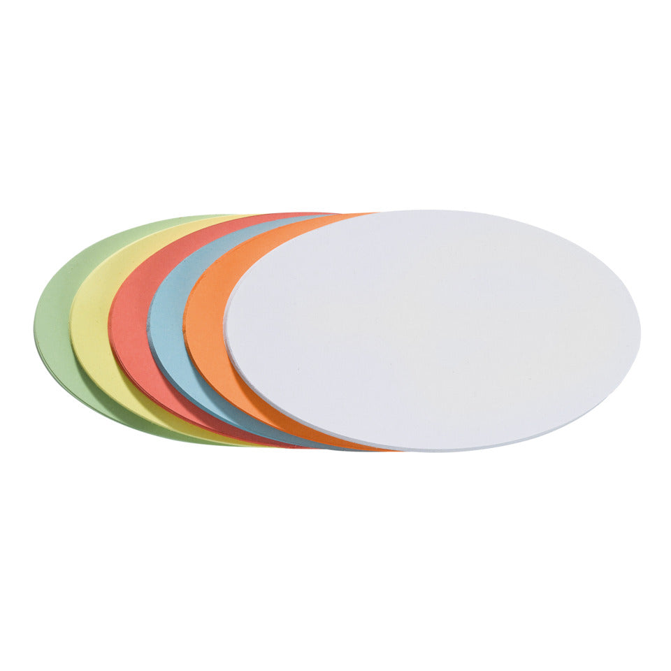 Moderationskarte Oval, 190 x 110 mm, Altpapier, 500 Stück, sortiert FRANKEN UMZ111999 FRANKEN UMZ111999  190x110mm