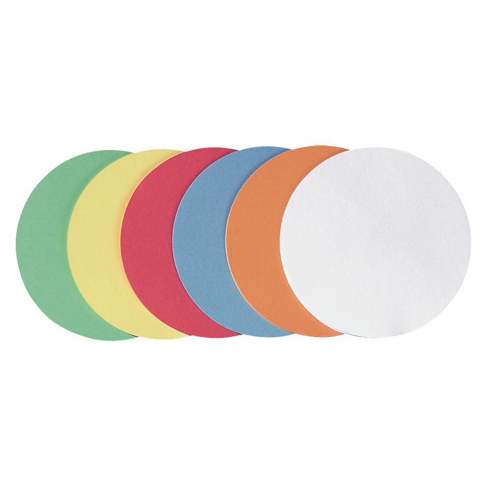 Moderationskarte, Ø 95 mm, 500 Stück, sortiert FRANKEN UMZ1099 FRANKEN UMZ1099 D9,5cm