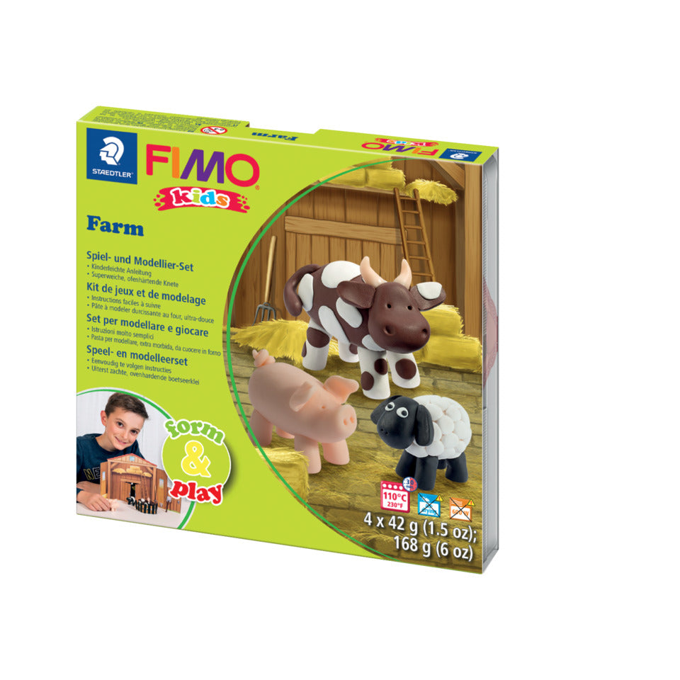Modelliermasse FIMO® Kids Form & Play "farm" STAEDTLER 803401LY STAEDTLER 803401LY Form&Play