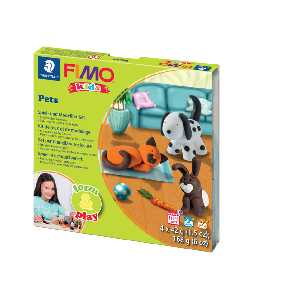 Modelliermasse FIMO® Kids Form & Play "Pets" STAEDTLER 803402LY STAEDTLER 803402LY Form&Play