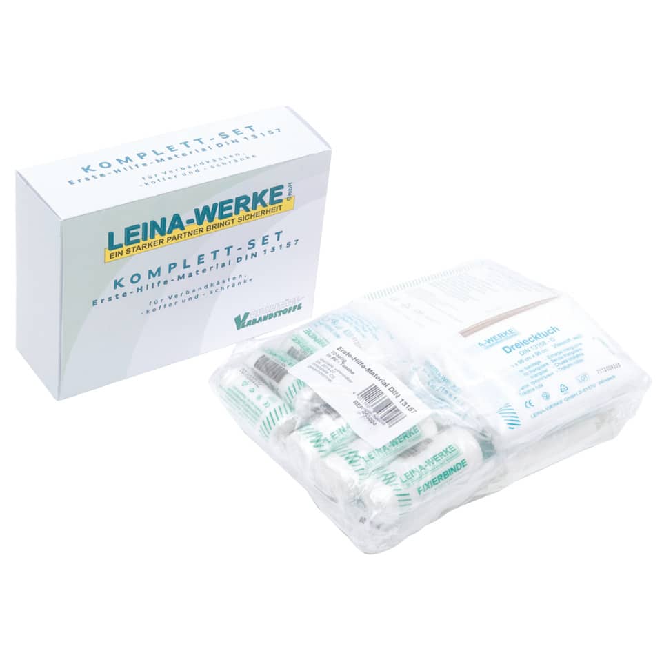 Erste-Hilfe-Material DIN 13157, 85-teilig LEINA-WERKE 24001 LEINA 24001/243025 DIN 13157