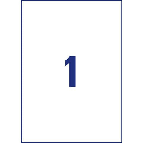 J8867-5 Magnet-Schilder, 210 x 297 mm, spezialbeschichtet, 5 Blatt/5 Etikette...