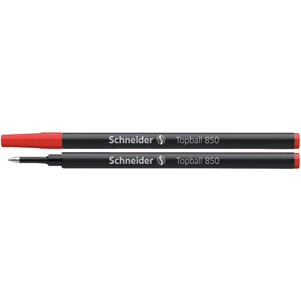 Tintenrollermine Topball 850, Euro-Format, 0,5mm, rot SCHNEIDER 8502 SCHNEIDER SN8502 850