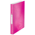 Ringbuch WOW, A4, PP, 2 Ringe, 25 mm, pink LEITZ 4257-00-23 LEITZ 4257-00-23  25mm PP