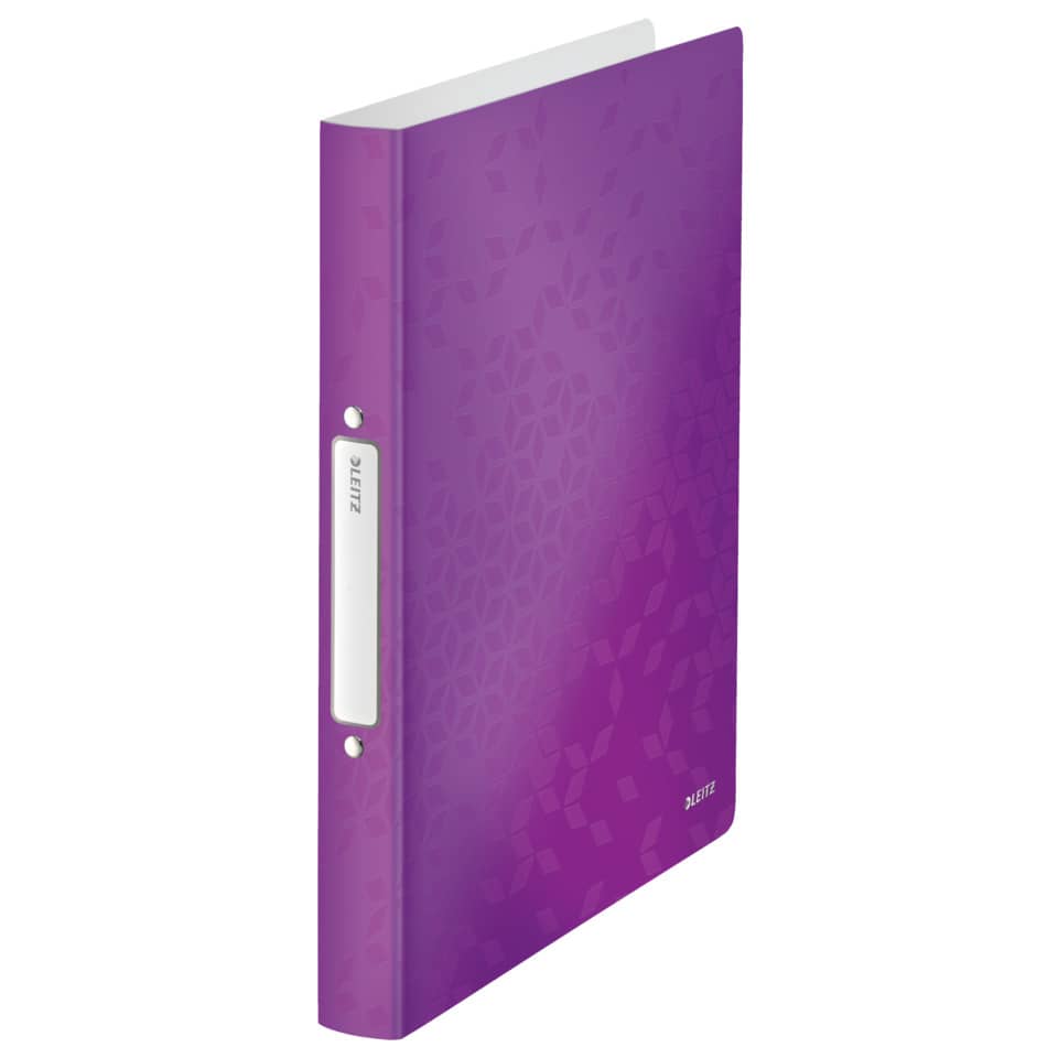 Ringbuch WOW, A4, PP, 2 Ringe, 25 mm, violett LEITZ 4257-00-62 LEITZ 4257-00-62  25mm PP
