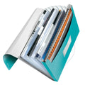 Fächermappe WOW, A4, 6 Fächer, PP, eisblau LEITZ 45890051 LEITZ 4589-00-51 PP 6Fächer