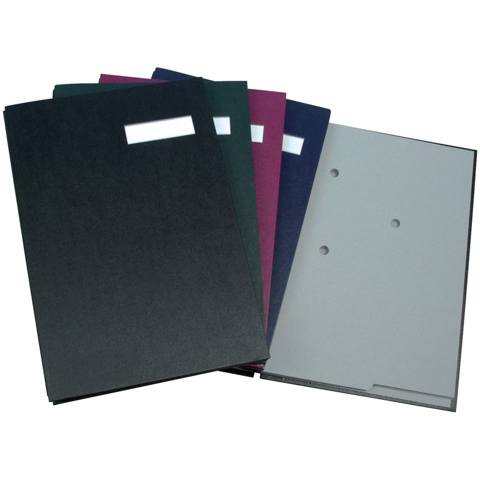 Unterschriftsmappe, 20 Fächer, blau Q-CONNECT KF31012