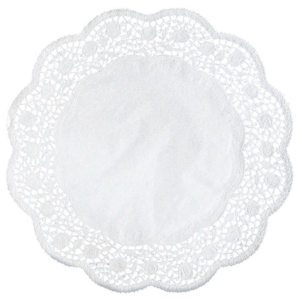 Tortenspitze Rose ø 36 cm, 6 Stück, weiß DEMMLER 3621100625 DEMMLER 3621100625  6ST