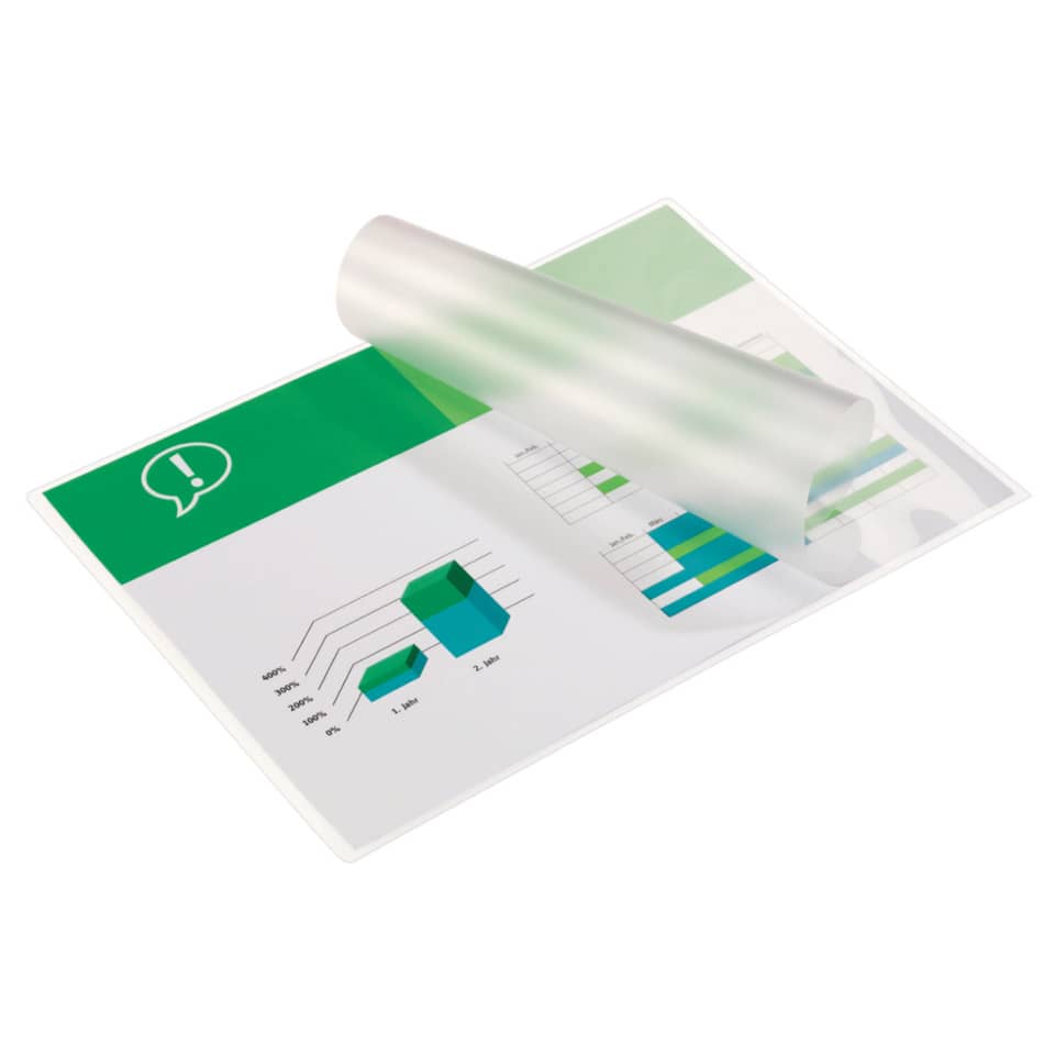 Laminiertasche, A4, 125 Micron, glänzend, 100 Stück, glasklar GBC 3200723 GBC 3200723 Ez-In