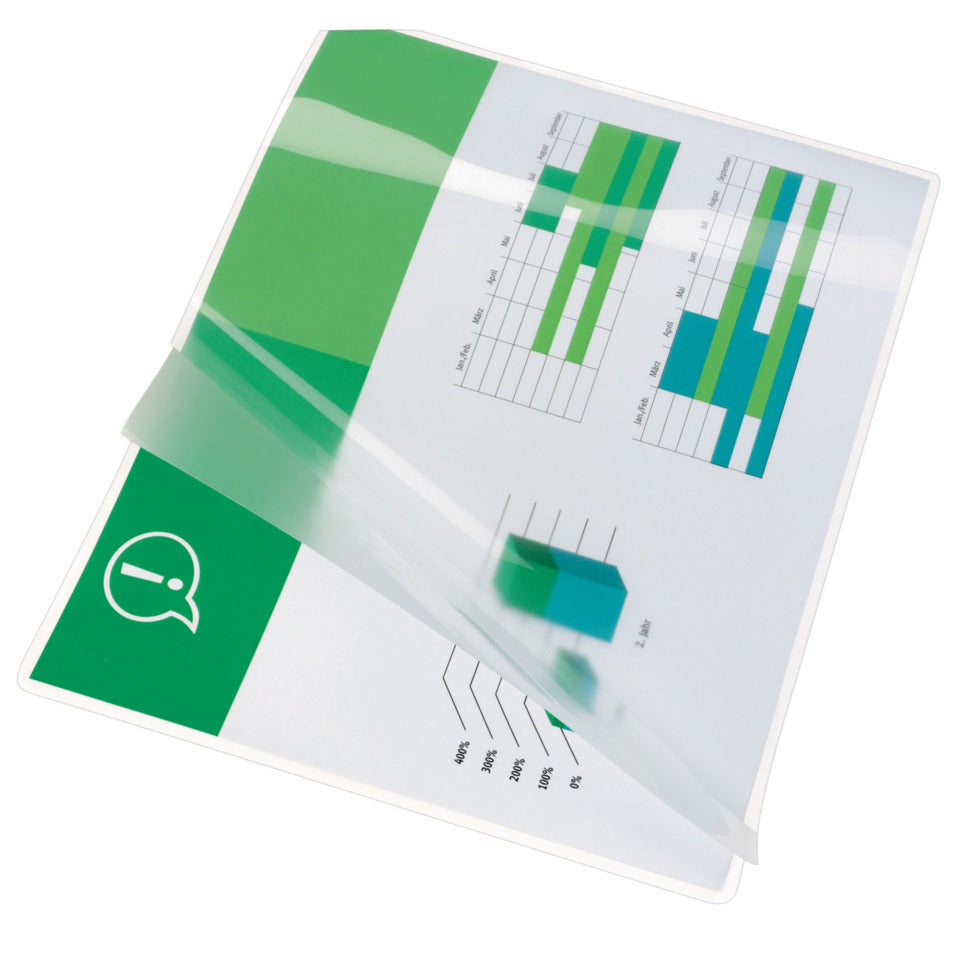 Laminiertasche, A3, 80 Micron, glänzend, 100 Stück, glasklar GBC IB583032 GBC IB583032 Ez-In